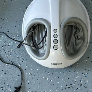 Homedics Gray and White Foot Massager